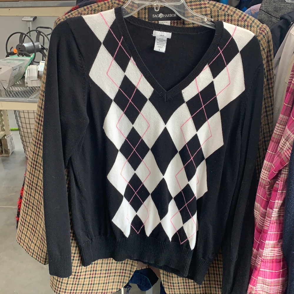 Golf Sweater Lg Izod Golf